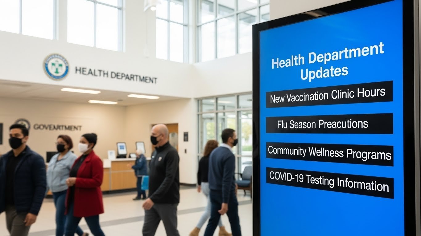 Health Department Updates
