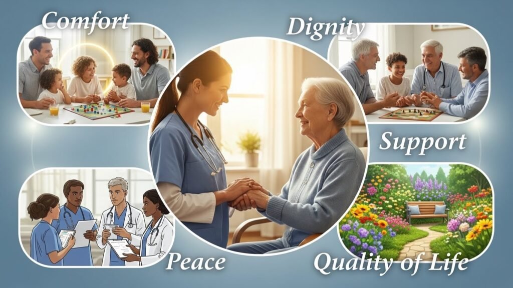 Hospice and palliative care meaning