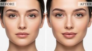 Lip Flip Before and After