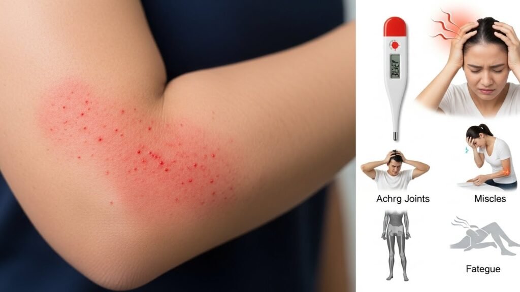 Dengue Symptoms and Skin's Indicator