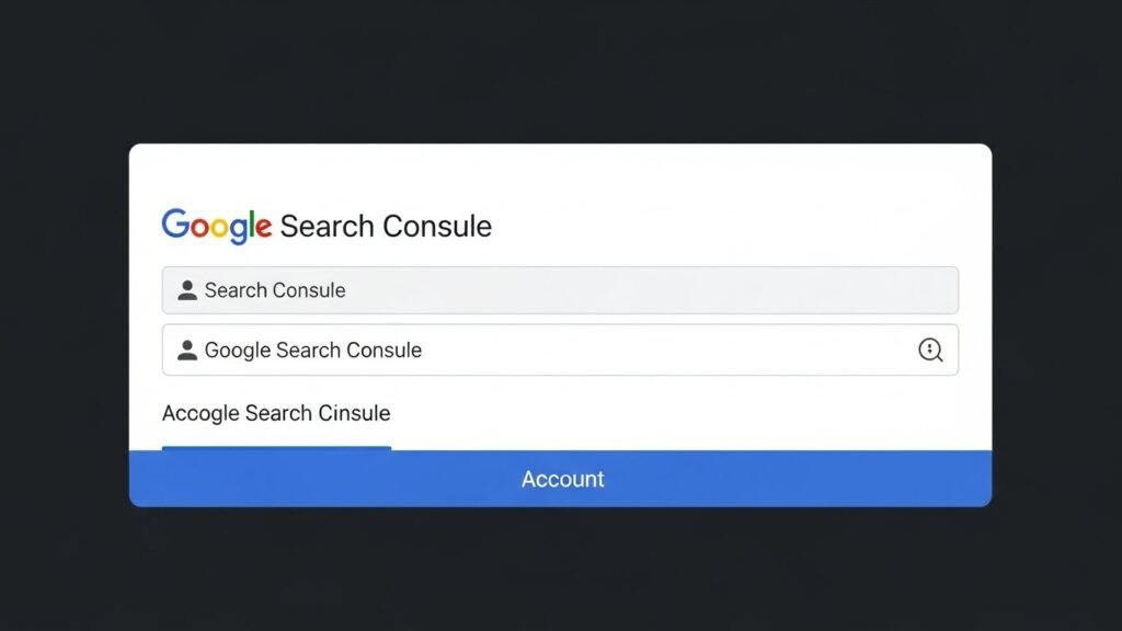 Google Search Console Login and Account