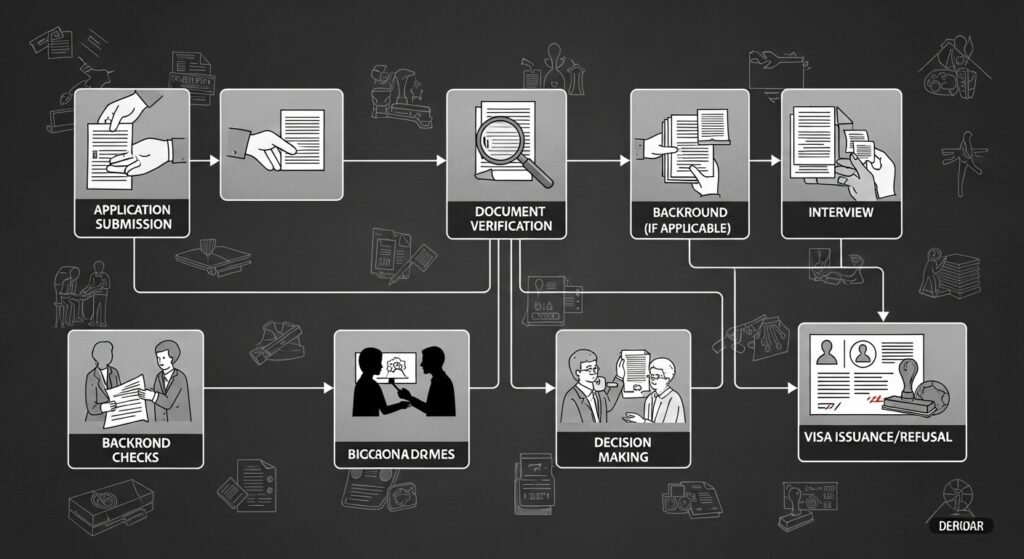 How Visa Processing Works Behind the Scenes