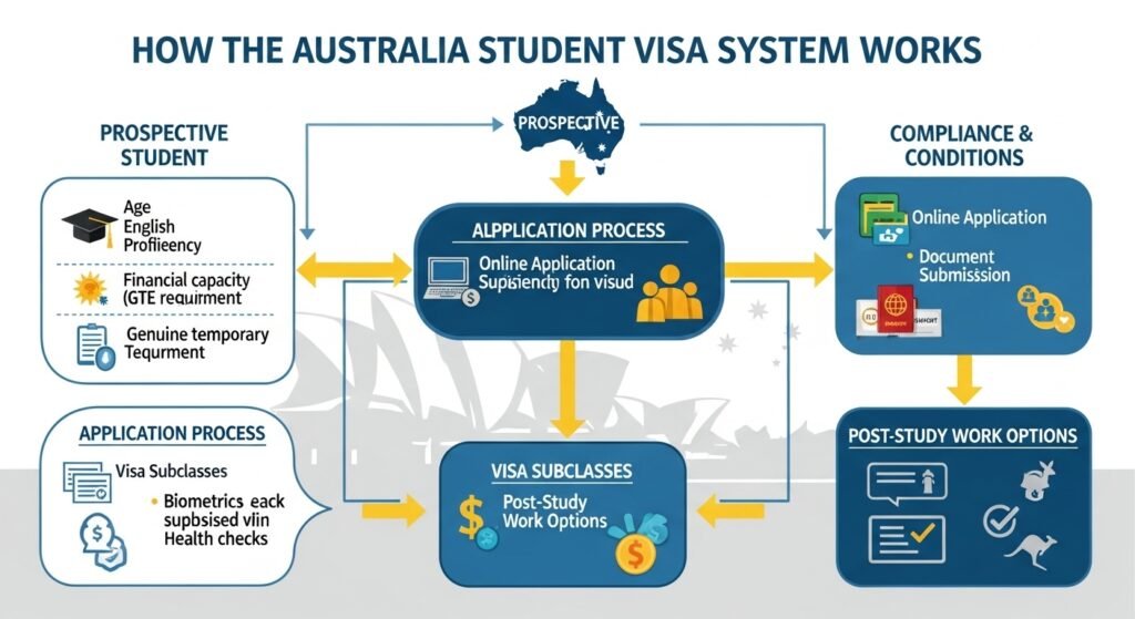 How the Australia Student Visa System Works