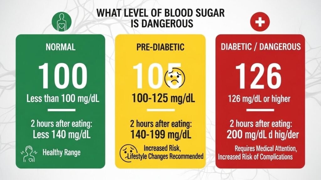 Level of Blood Sugar Is Dangerous
