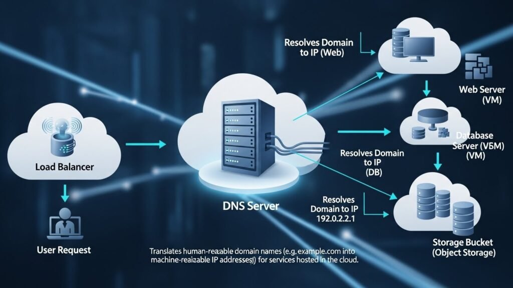 Purpose of a DNS Server in Cloud Services