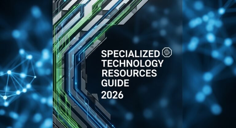 Specialized Technology Resources Guide 2026