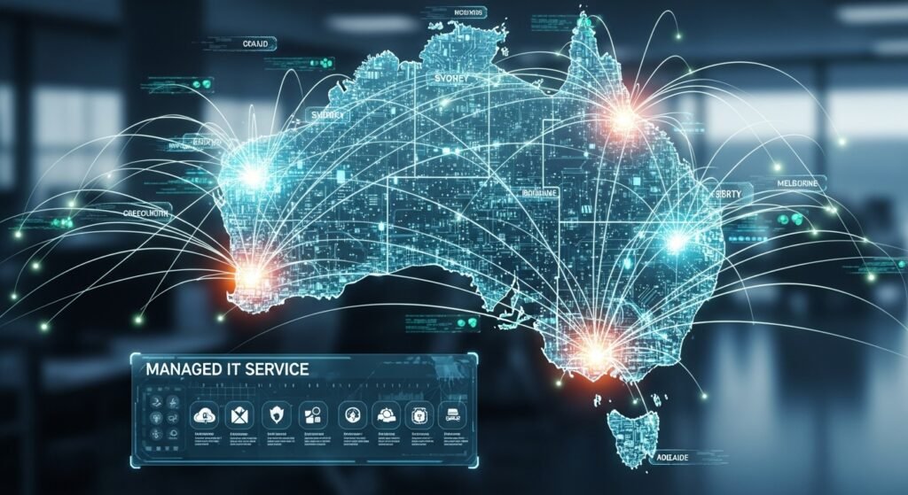 The national reach of managed IT services Australia