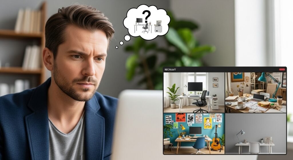 Why recruitment online is obsessed with your home office setup
