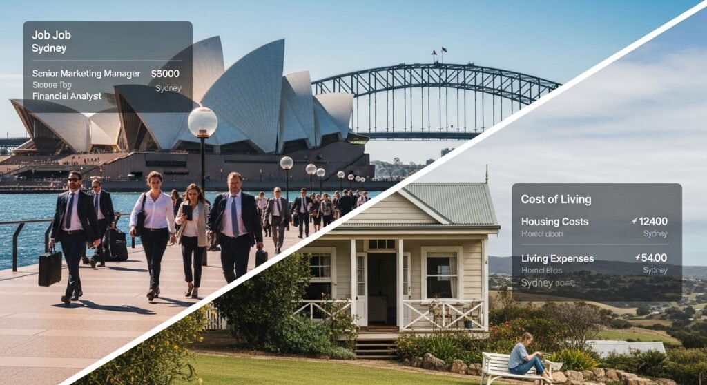 Why you should seek jobs sydney but live elsewhere