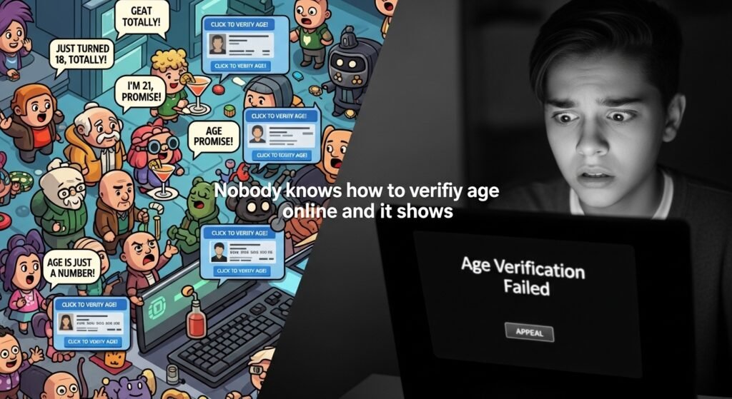 Nobody knows how to verify age online and it shows