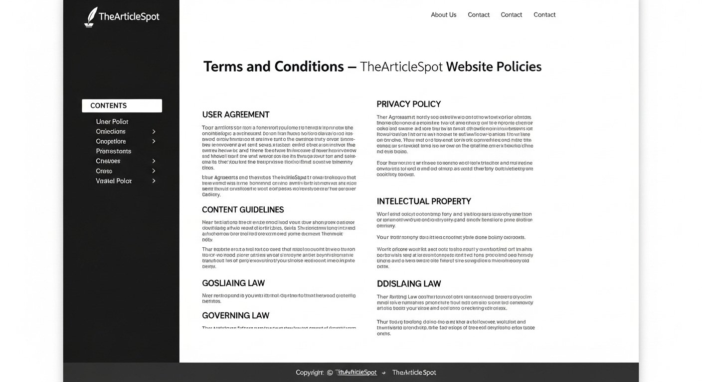 Terms and Conditions